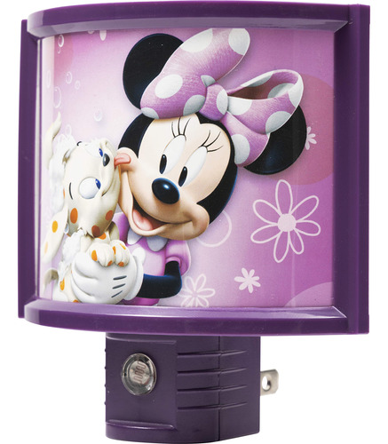 Disney  Velador De Led De Minnies Bowtique, Con Sensor Auto.