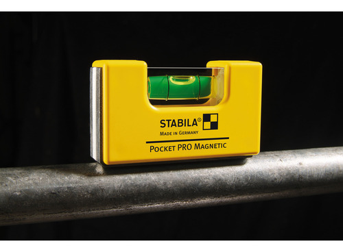 Nivel De Burbuja 7 Cm Stabila Pocket Pro Magnetic modelo 17953 hecho en Alemania