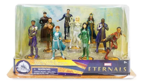 Eternals Deluxe - Juego De 10 Figuras Ikaris Sersi Ajak Pha.