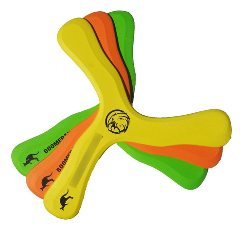 Baloo Boomerang 3 Pack Boomerangs Facil Seguro Para Niño Tan