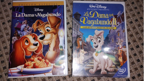 La Dama Y El Vagabundo Dvd Doble Parte 1 Y 2 I Y Ii Disney 