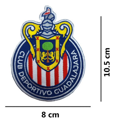 Parches Inspirados En La Liga Mx Bordados Termoadhesivos Chivas