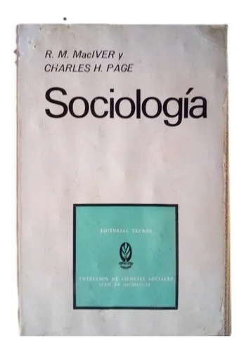 Sociología M Mac Iver Y Charles Page F14