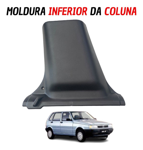 Acabamento Moldura Inferior Le Coluna Fiat Uno Original
