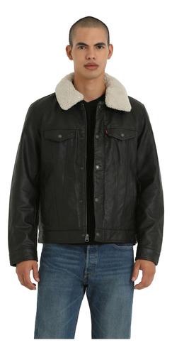 Casaca Hombre Trucker Jacket Café Levis 59489-0037