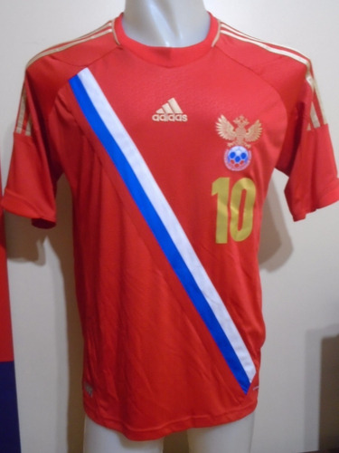 Camiseta Rusia Euro Polonia Ucrania 2012 Arshavin #10 M - L