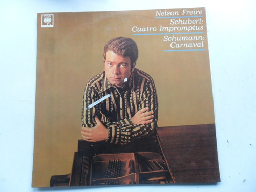 Vinilo Lp Nelson Freire Schubert Scumann Piano Piano Clasico