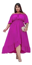 Comprar Vestido Longo Feminino Plus Size Ciganinha Moda Evangélica