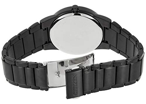 Reloj Axioma Bañado En Iones Negro Eco-drive De Citizen