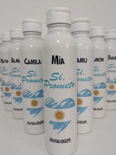 Banda Promesa A La Bandera + Taza Personalizada 42 Unidades