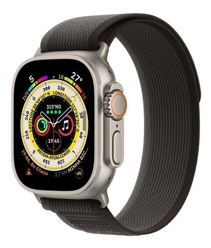 Apple Watch Ultra - Titanium Case - Black 49mm- Loop Trail