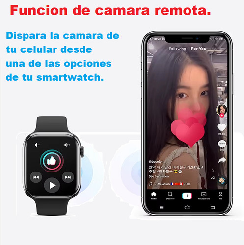Isdewatch Watch 10 Pro Max Reloj Inteligente Con Correa De Hebilla Smartwatch Bluetooth, Pantalla Táctil De 1.9 Pulgadas Sensor Cardíaco Y Oxígeno Llamadas Notificaciones Negro