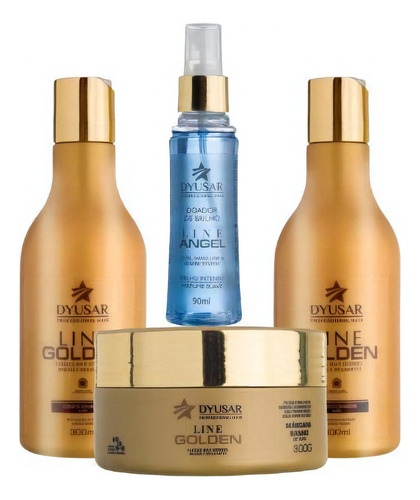 Shampoo Ouro Line Golden - Limpeza Suave E Fortalecimento