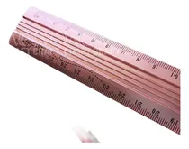 Comprar Regla De Aluminio Rosa Largo 30 Cm Centimetros Y Milimetrada