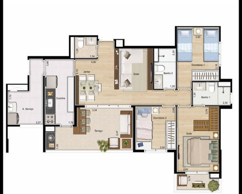 Imagem 8 de 11 de Apartamento - Su 87 - 33194768