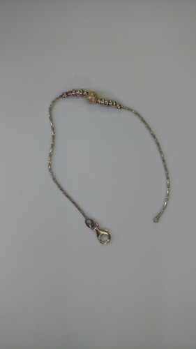 Imagen 2 de 10 de Pulsera Dama Plata .925, Tejido Fino Usada, Buena Condición
