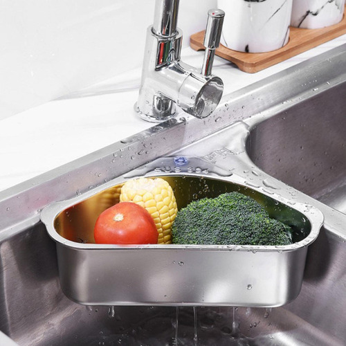 Triángulo Fregadero Cesta De Drenaje, Colector De Alimentos