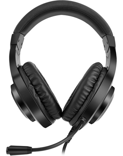 Auriculares Gamer Redragon H260 Hylas Negro Con Luz Led