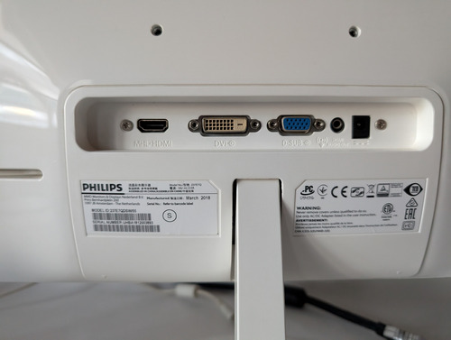Monitor Philips 237e 23'' Full Hd Blanco