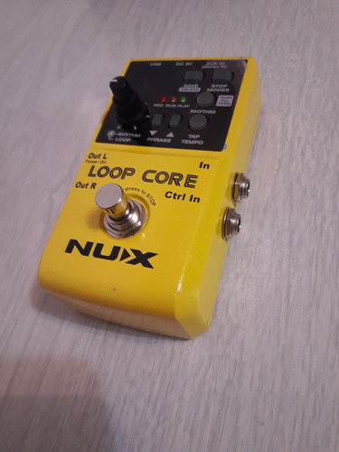 Pedal De Loop Nux Loopcore Amarillo (Usado)