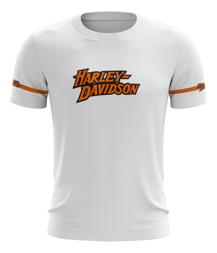 Camiseta Harley Davidson Casual 02 Brk Motociclismo 50+ Uv