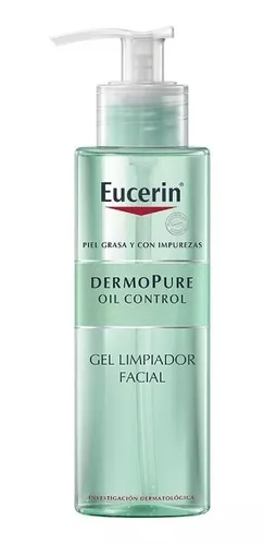 Gel Limpiador Facial Piel Grasa, Eucerin Dermopure, 200ml