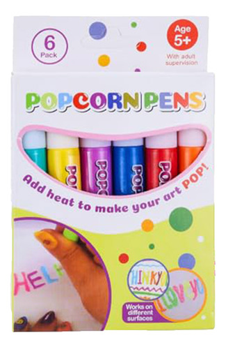 Bolígrafos De Dibujo Y Diy Bubble Popcorn Pen Puffy Pen Puff