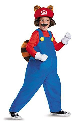 Disfraz Talla S (4-6) Para Niños Super Mario Bros Mapache