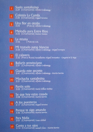 Alfredo Grahsmugg Cd Nuevo Del Idolo Santafesino 2 Estilos