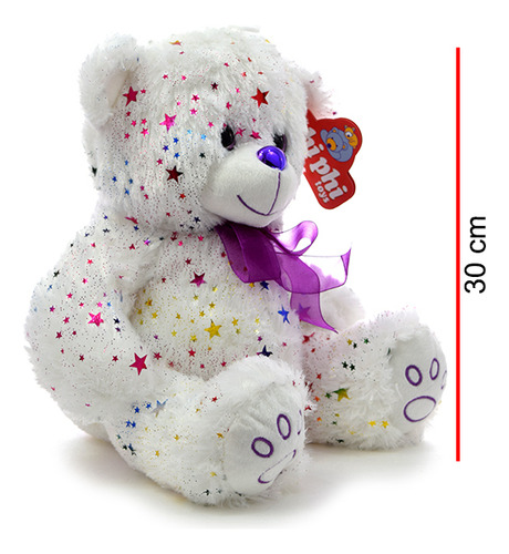 Peluche Oso Phi Phi Toys Apliques Multicolor Estrellas