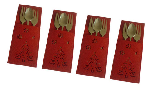 2x 4 Paquetes De Soporte Para Cubiertos, Bolsa Para