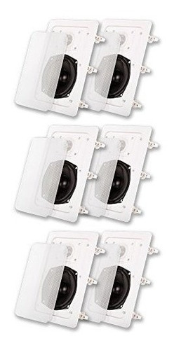 Audio Acustico Iw191 En Pared Altavoz 3 Par Pack 2 Vias Home