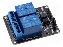 Comprar Relay Relé 2 Canales 5v 12a Con Optoacopladores Arduino Nodo
