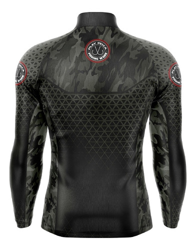 Imagem 3 de 5 de Camisa Camiseta Blusa Pesca Proteção Solar Uv50 Camublack