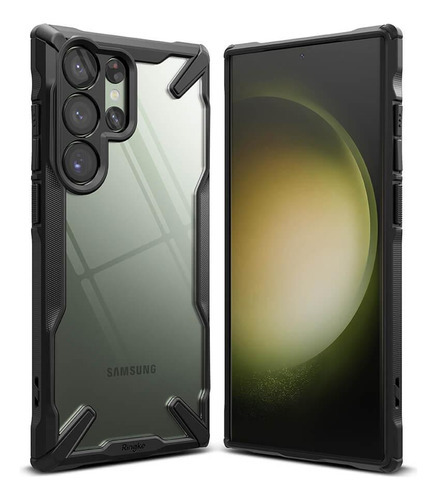 Capa Case Ringke Fusion X Samsung Galaxy S23 Ultra - Preto