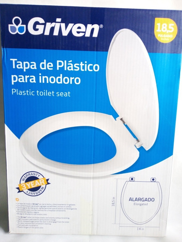 Imagen 3 de 5 de Tapa Poceta Asiento Sanitario Estándar Griven