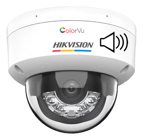 Kit 12 Cameras Dome Ip Colorvu Poe 2m Áudio Cúpula + Brinde