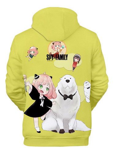 Db Sudadera Con Capucha Spy X Family Kawaii Forger Anya For Ni