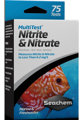 Teste Nitrito Nitrato Seachem Multi Test Nitrite Nitrate Eua