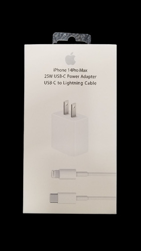 Cargador iPhone 14pro Max Tipo C Lightning 25w