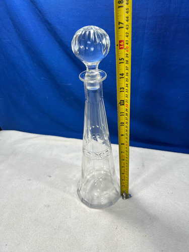 Botellón Licorera De Cristal Alto Gran Tamaño (Usado)