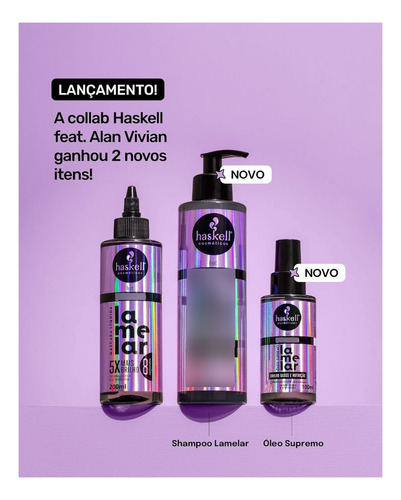 Shampoo Lamelar Limpeza Equilibrada Alan Vivian Haskell