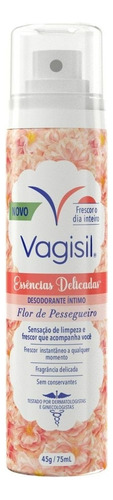 Desodorante Íntimo Aerossol Vagisil Flor De Pessegueiro 75ml