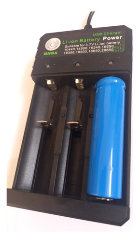 Imagem 4 de 8 de Baterias 18650 2unidades + Carregador Tripl 3,7/4,2v 9800mah