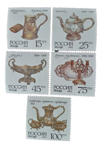 Selos Rússia - Prata Nos Museus Do Kremlin - 1993