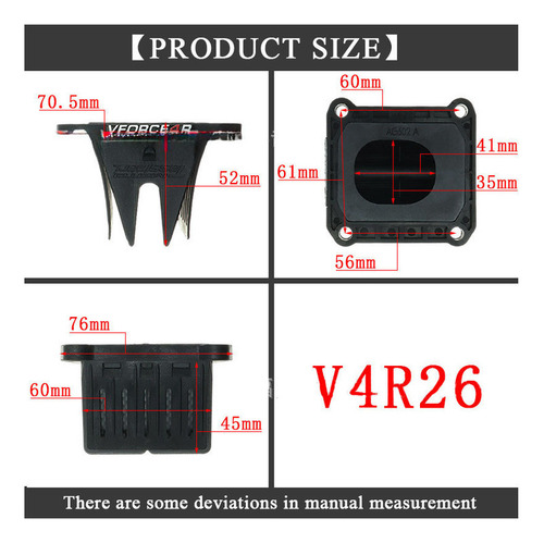 Válvula Reed Vforce4 Para O Tc Tx 125-300 Ktm Exc Tpi 125-30