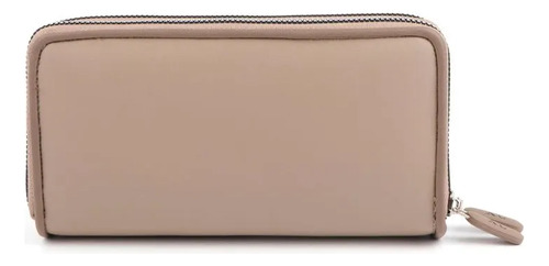Billetera Doble Xl Extra Large Finn Otoño Invierno 2025 Taupe