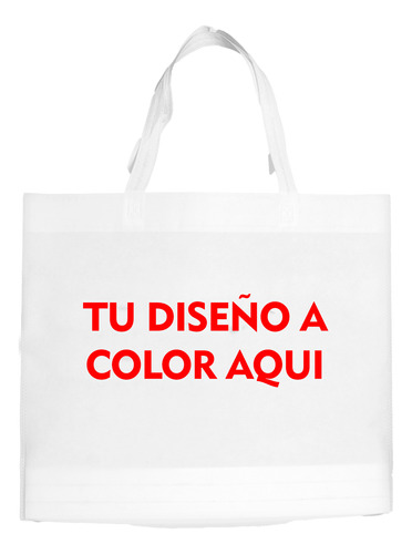 25 Bolsas Ecologica Personalizada Sublimada Color 40 X 50 Cm