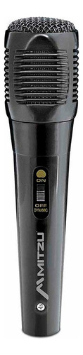 Micrófono Alámbrico Unidireccional Tipo Clásico 12-1901 Color Negro