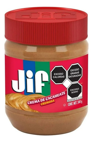 Crema De Cacahuate Jif Cremosa 340 G